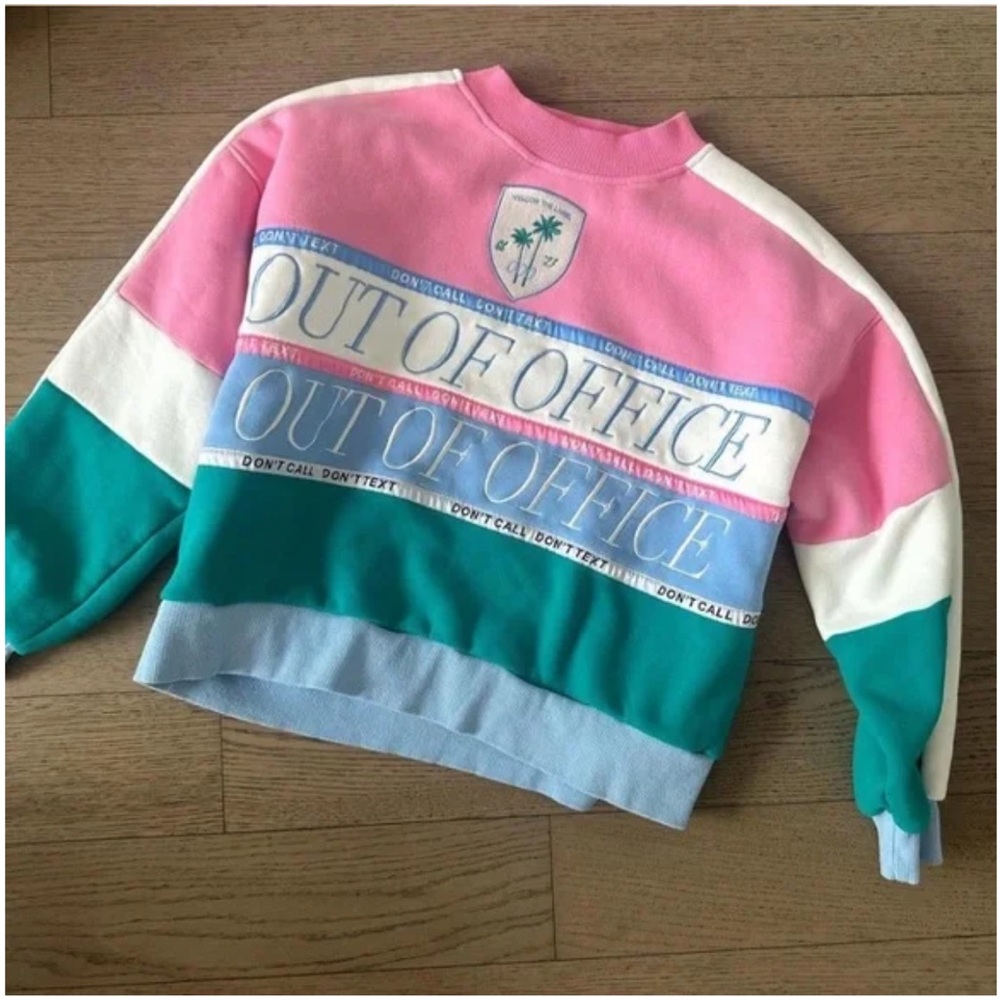 Out of Office Colorblock Sweatshirt